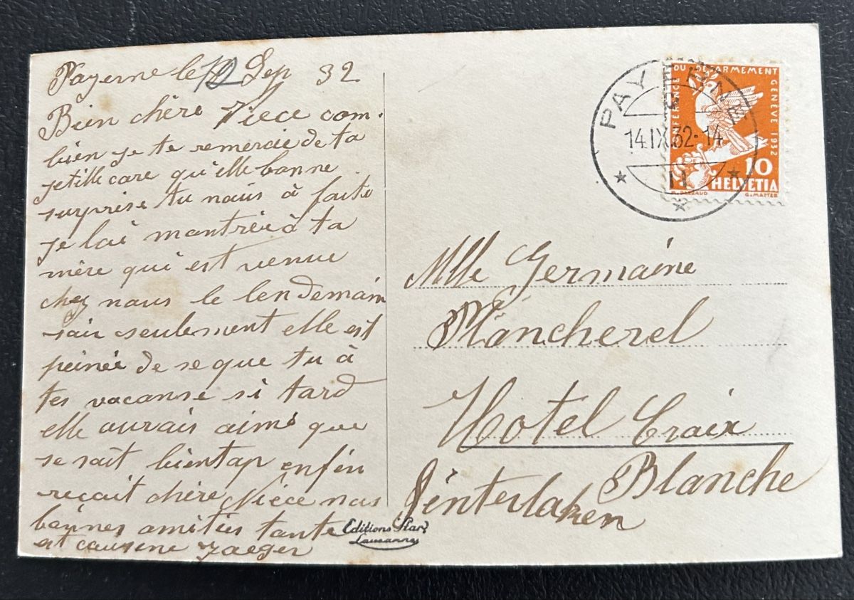 Cartoline postali: Payerne La grand Rue  – Usato da Horw venduto da Tellbub 1