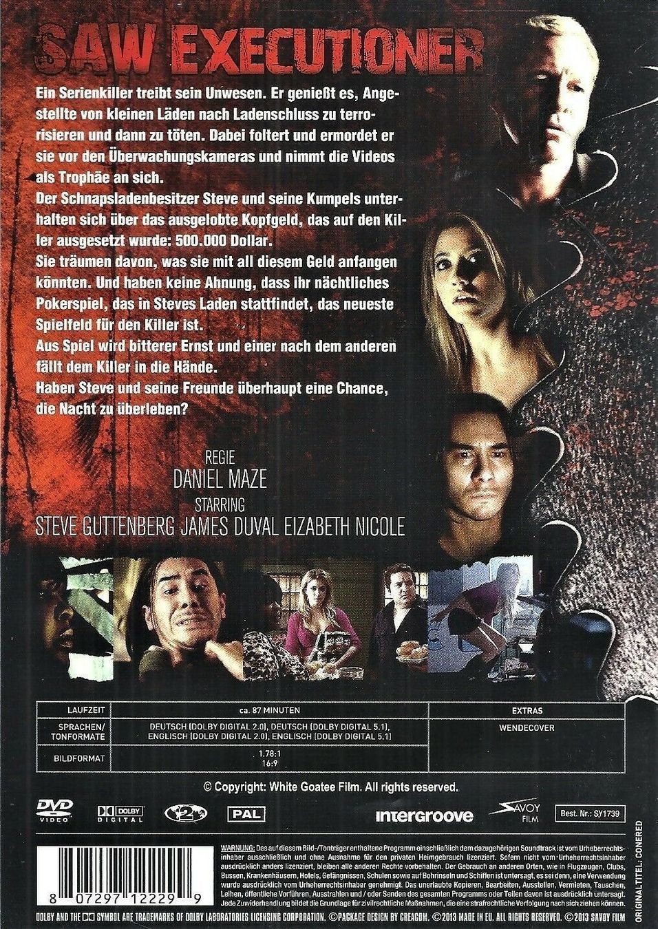 Tutti i DVDs: Saw Executioner  (Cornered)       '2009 – Usato da St.Galllen venduto da elkaphone 1
