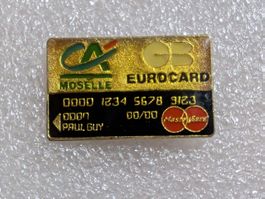 Ansteckpin 153: Eurocard Mastercard