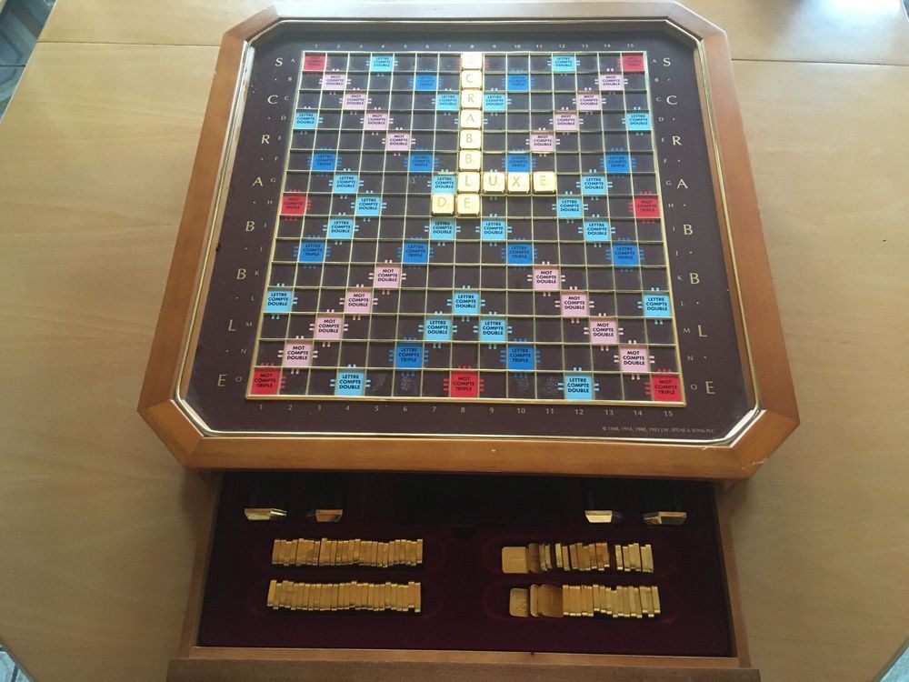 Scrabble de luxe - jeu Scrabble