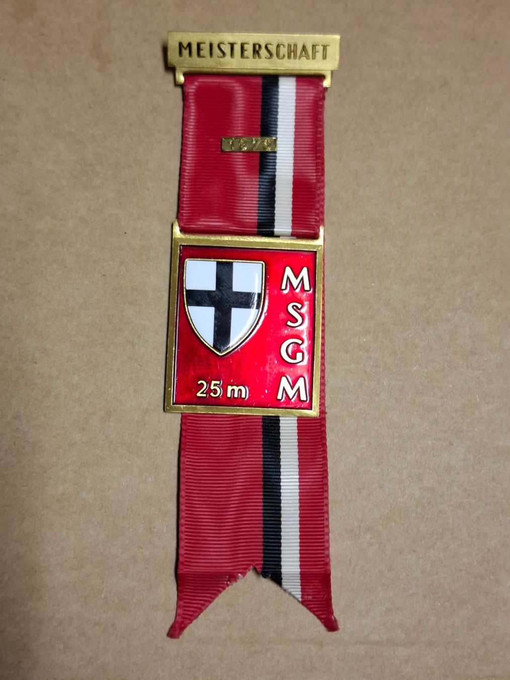 Medaglie: Meisterschaft MSGM 25 M 1976 (WA22) – Usato da Schwanden GL venduto da Suvorov