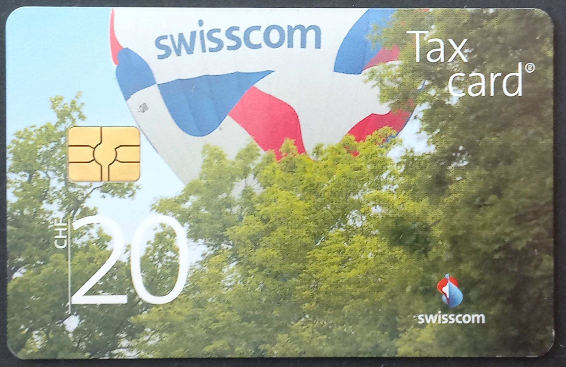 Swisscom Schede telefoniche: Taxcard Swisscom - Heissluftballon - CH – Usato da Niederuzwil venduto da lubimaja