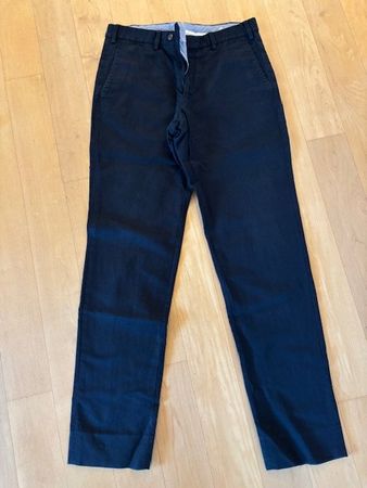 Massimo Dutti Herren Hose, Gr. 40, dunkelblau