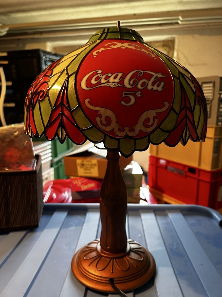 Lampen: Coca-Cola Lampe vintage stil – Gebraucht aus Selzach von mar_y2pd