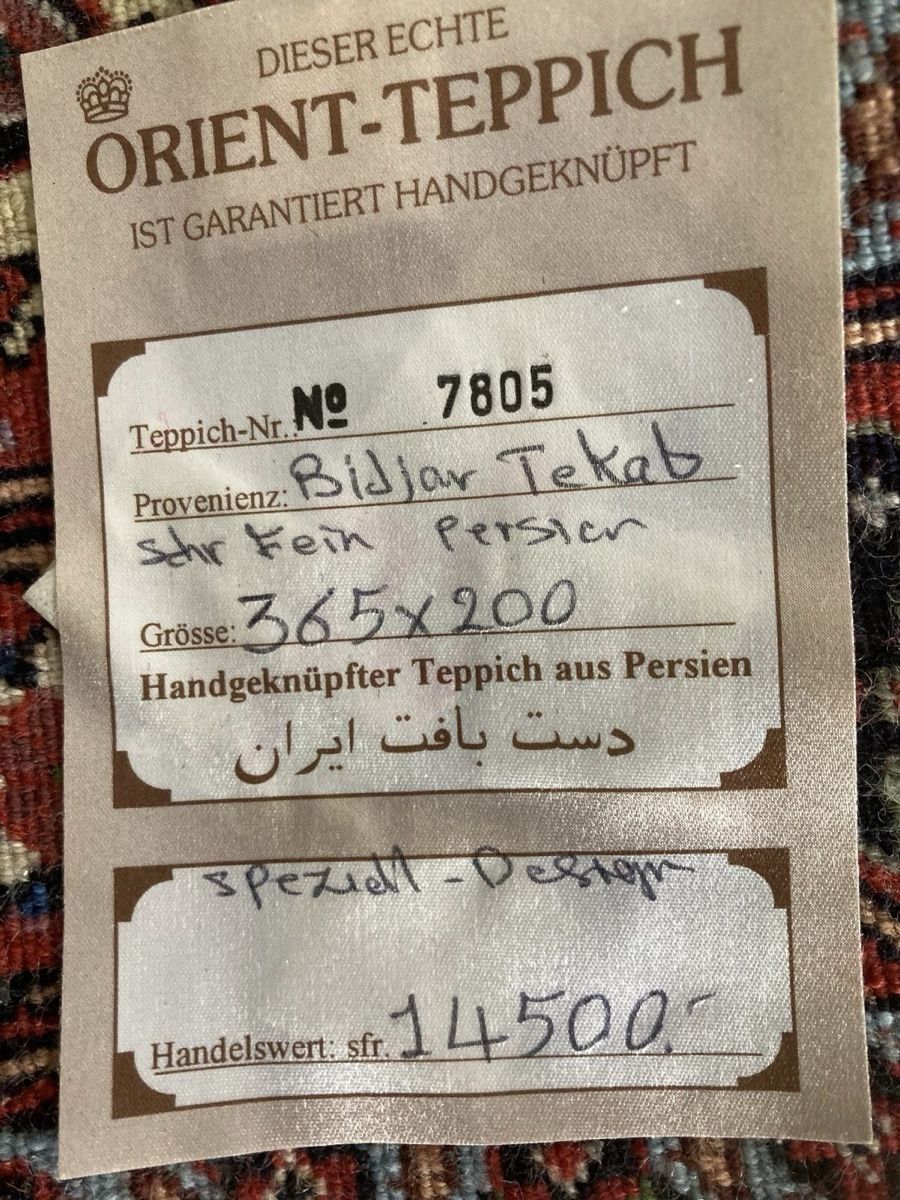 Tapis: Dekorative Perser Teppich echt Bidjar  – Neuf (Voir description) à Männedorf par Adamiat 8