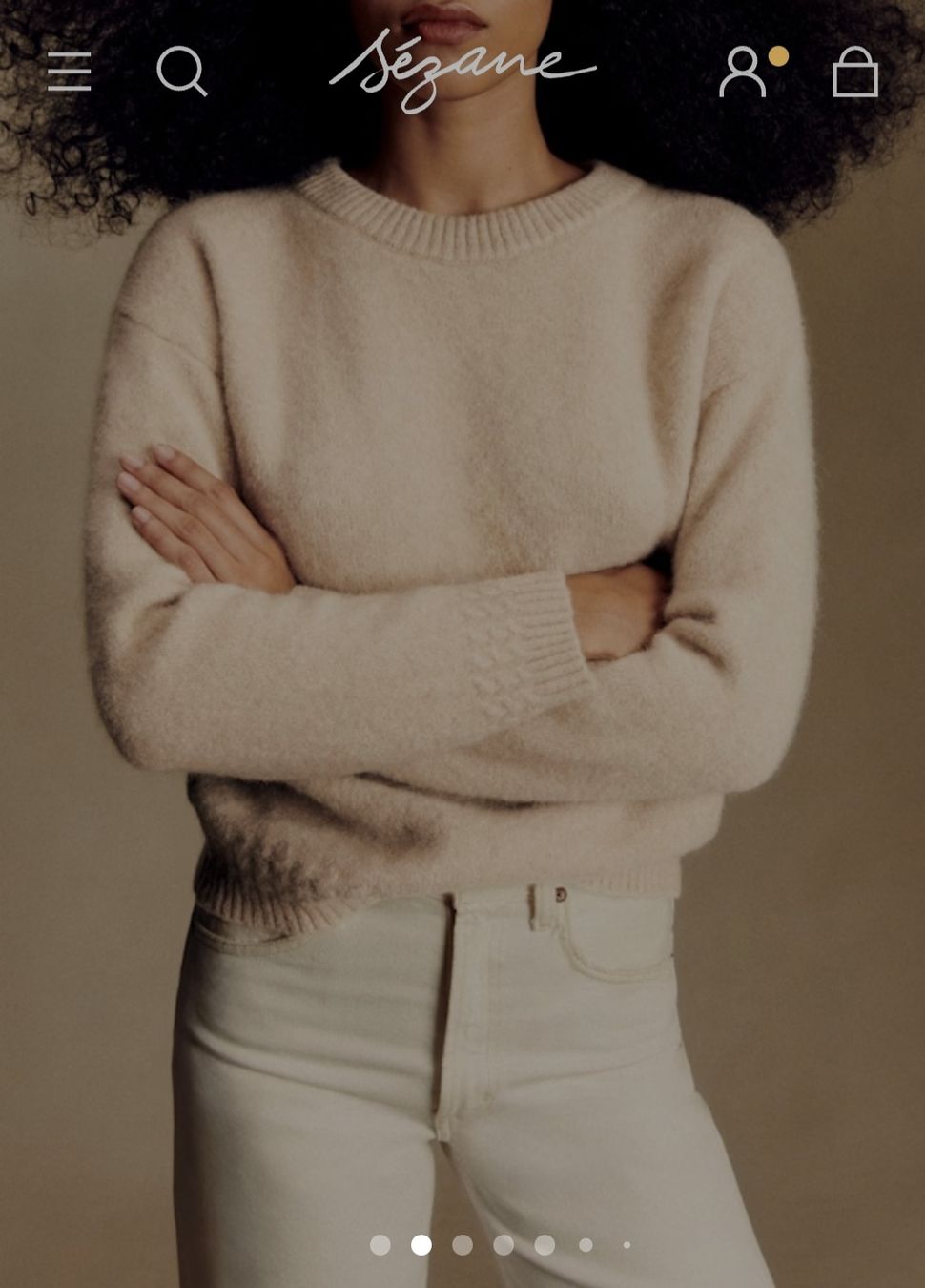 Sezane Maglioni & Felpe: Herbstlicher Sézane Amiel Vanille – Nuovo (secondo la descrizione) da Winznau venduto da Lauralavera1 1