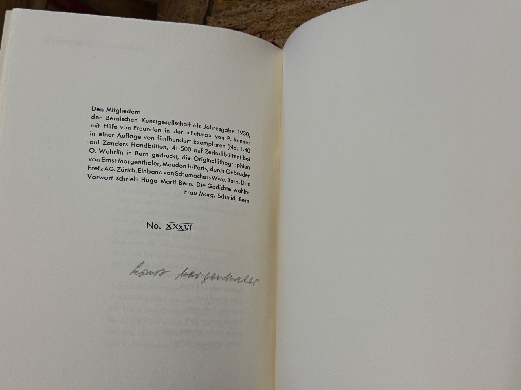 Bücher: HAMO Ernst MORGENTHALER Das Ende vom Lied sign/nr – Gebraucht aus Bern von Jwpm66 4