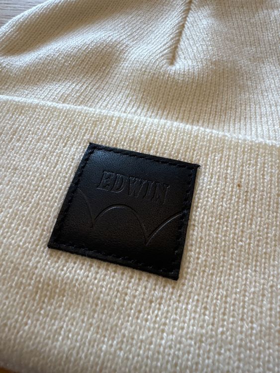 EDWIN Beanie Creme Colour new not used 3