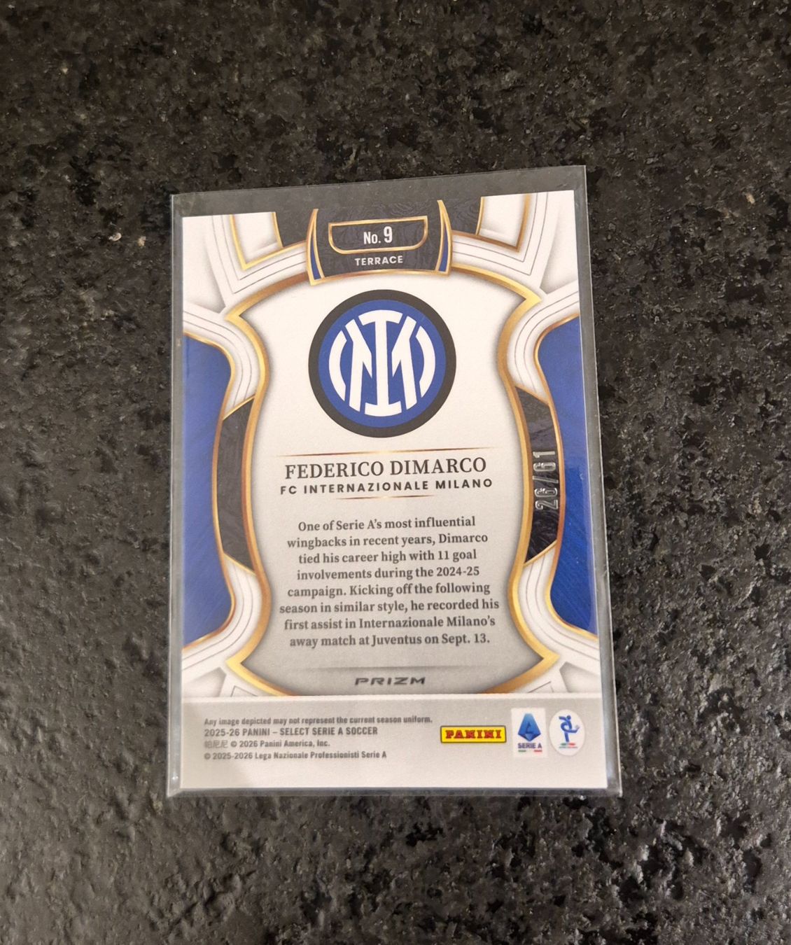 Topps Cartes à collectionner: Federico Dimarco /61 - Inter Milan - Panini – Neuf (Voir description) à Burg AG par Danoe 1