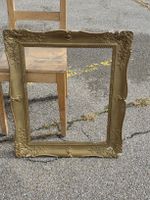 Barock Bilderrahmen Gold antik mit Gebrauchsspuren