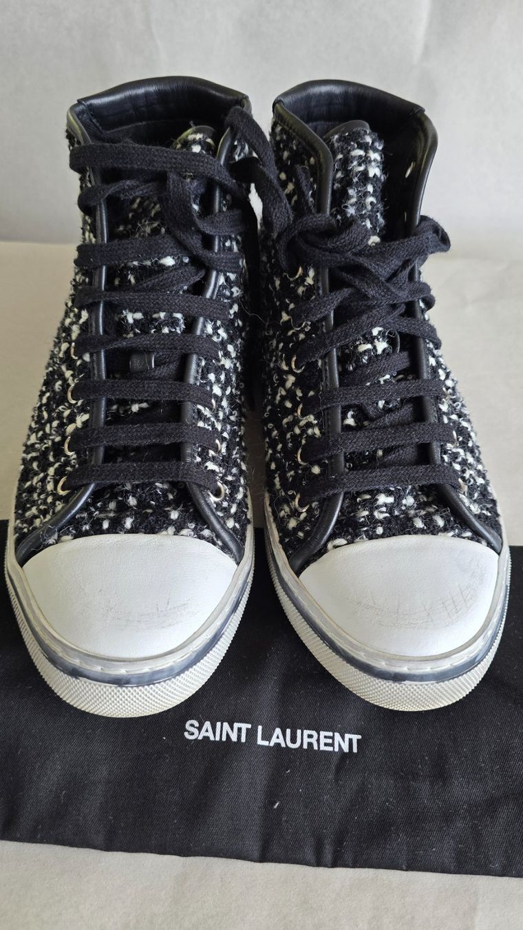 Saint Laurent Scarpe da donna: Saint Laurent Bedford Mid Top Sneaker – Usato da Uster venduto da proshka74 2