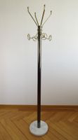 Vintage Kleiderständer, Chrom/Marmor