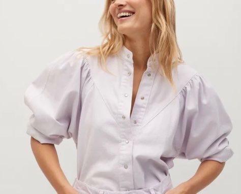 Mango Camicette: MANGO coole Denim Bluse – Usato da Jona venduto da vanessasupermarket20 1