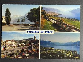 Souvenir de Vevey - Vier Ansichten