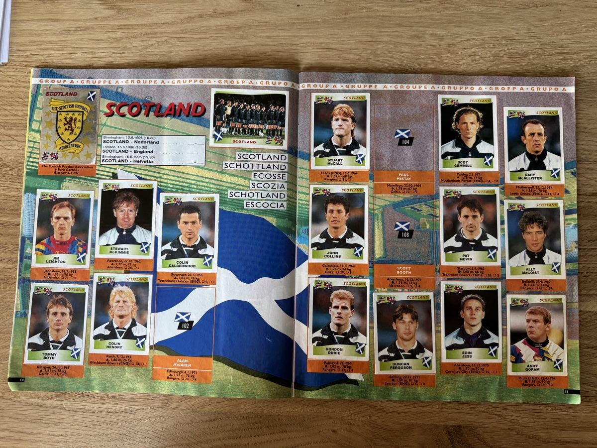 Panini Cartes à collectionner: Panini Europa 96, EM 96 Stickerheft – D'occasion à Teufen AR par lhe_wd6h 5