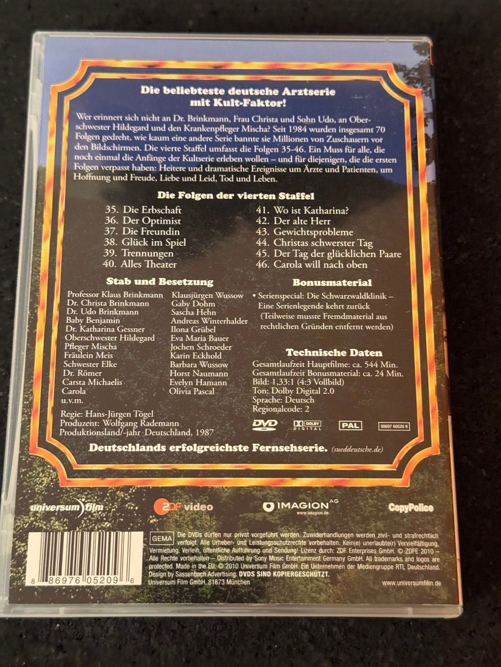 Alle DVDs: Die Schwarzwaldklinik Staffel 4 /4 DVD's DE – Gebraucht aus Fribourg von tschjoly 1