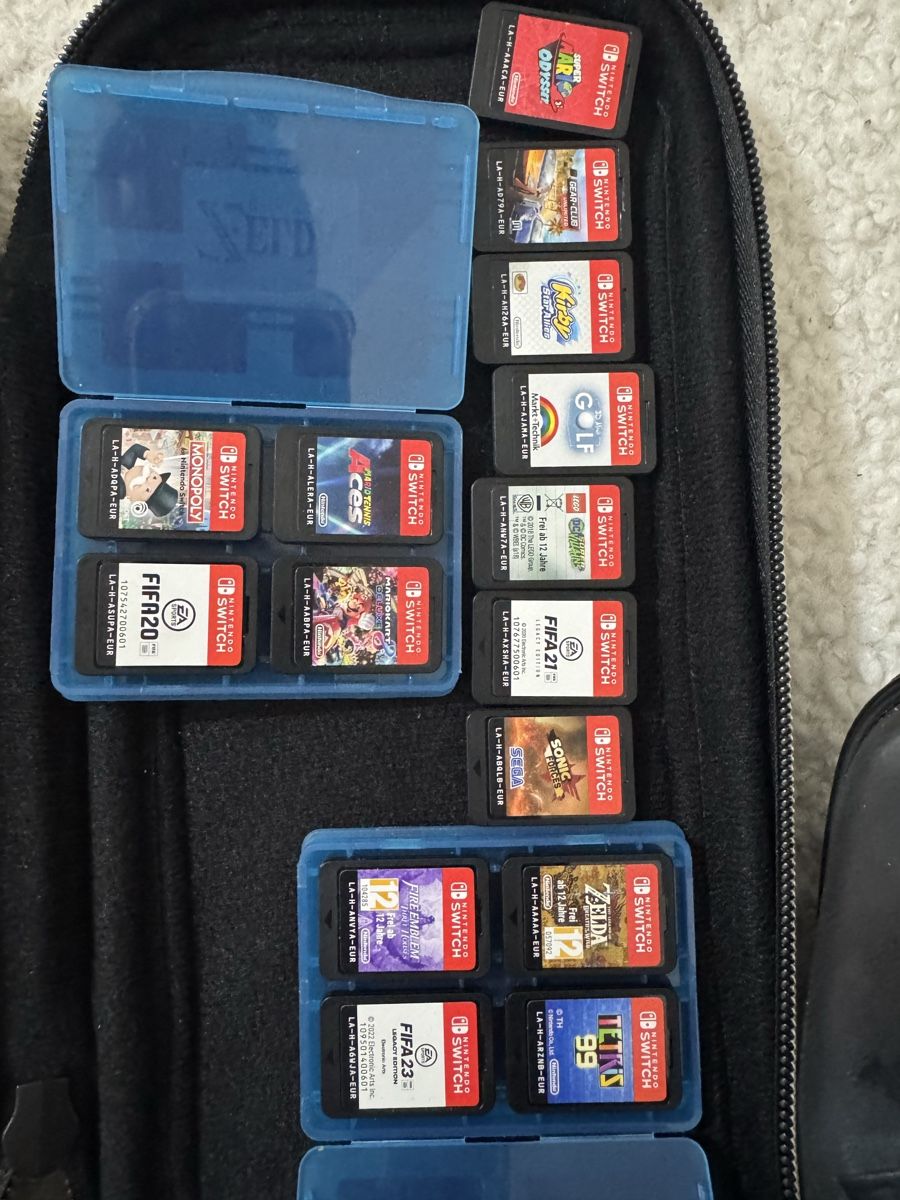 Nintendo Console: Nintendo Switch grise avec 15 jeux et accessoires – Usato da Brügg BE venduto da haj_9zhk 9