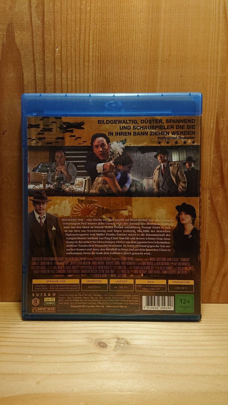 Tutti i DVDs: SHANGHAI Blu-Ray mit Chow Yun-Fat und John Cusack – Usato da Wilderswil venduto da Exebub 1