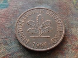 DEUTSCHLAND 2 Pfennig 1991
