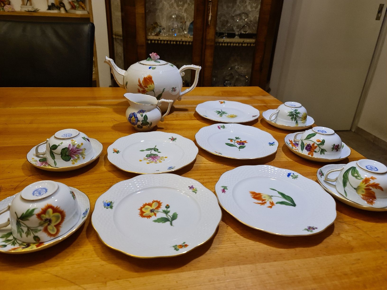Herend Set di piatti: antiker Herend Teeservice 1939 – Usato da henau venduto da Rockj 2
