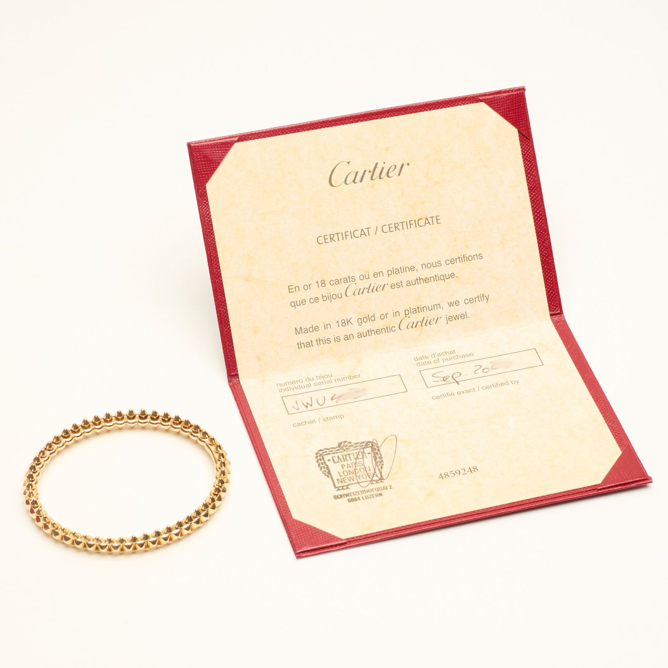 Cartier Bracciali & Braccialetti: Authentique Bracelet CARTIER Clash Medium or rose FULL SET – Nuovo (secondo la descrizione) da Carouge GE venduto da TLD 6