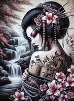 Diamond Painting Geisha-167-30x40-526