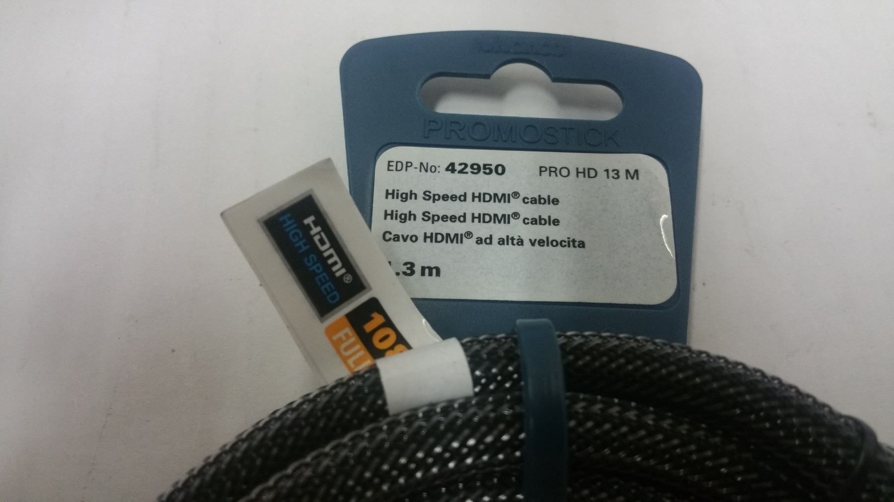 Cavi: Pro High Speed HDMI Kabel 1.3 – Nuovo e nell'imballaggio originale da Uerkheim venduto da Justi.y 1
