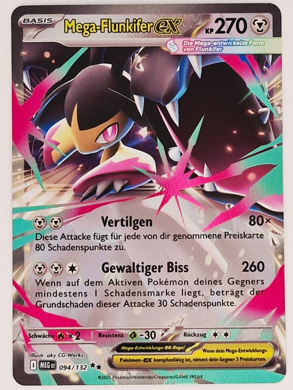 Pokémon Carte collezionabili: Mega Flunkifer EX / Mawile / Mega Entwicklung / MEG 094 – Nuovo (secondo la descrizione) da Arni AG venduto da PokemonCardsStore