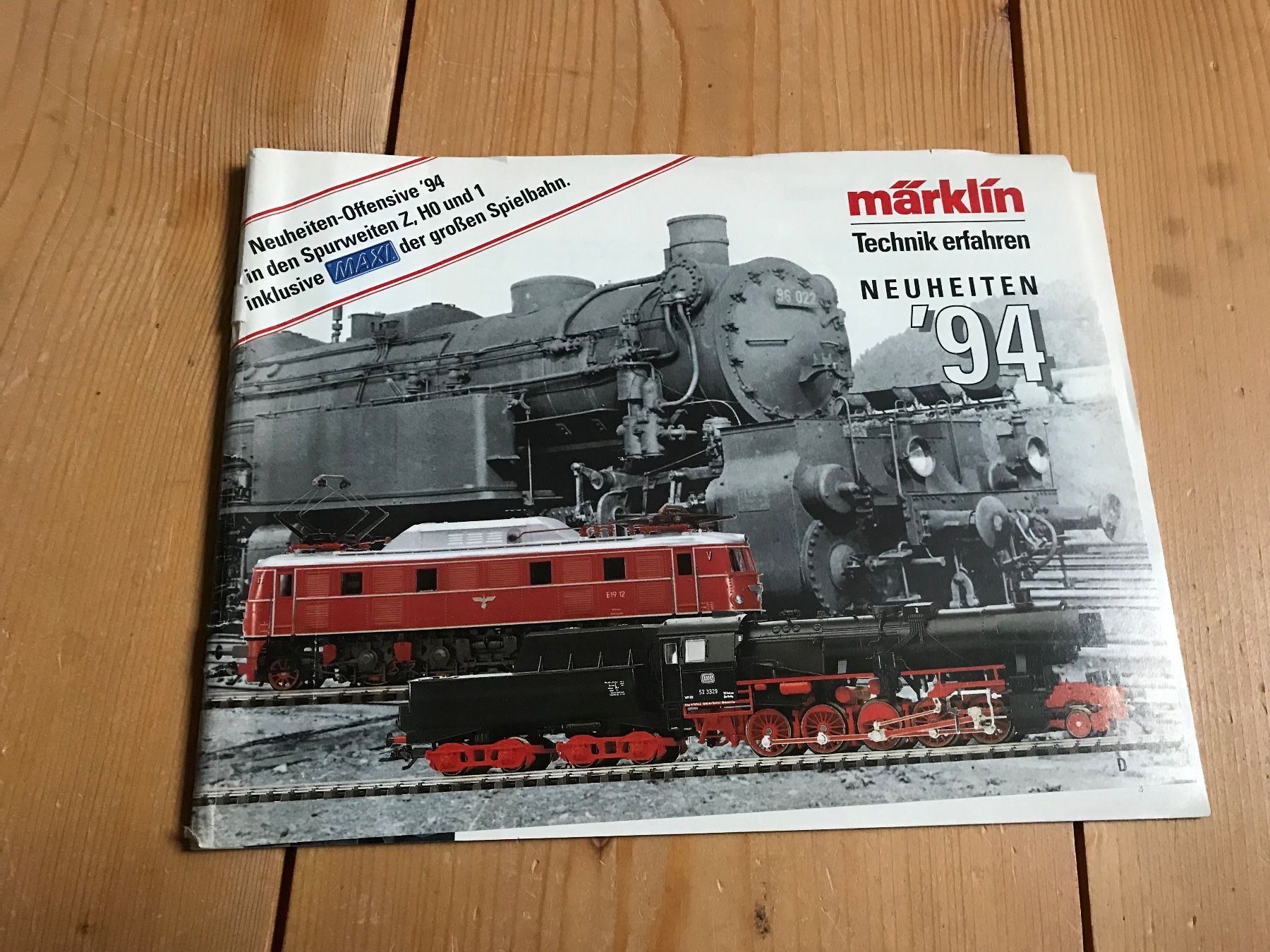 Märklin Modellini di ferrovie: märklin technik erfahren, neuheeiten 94 – Usato da Liestal venduto da ozo2005