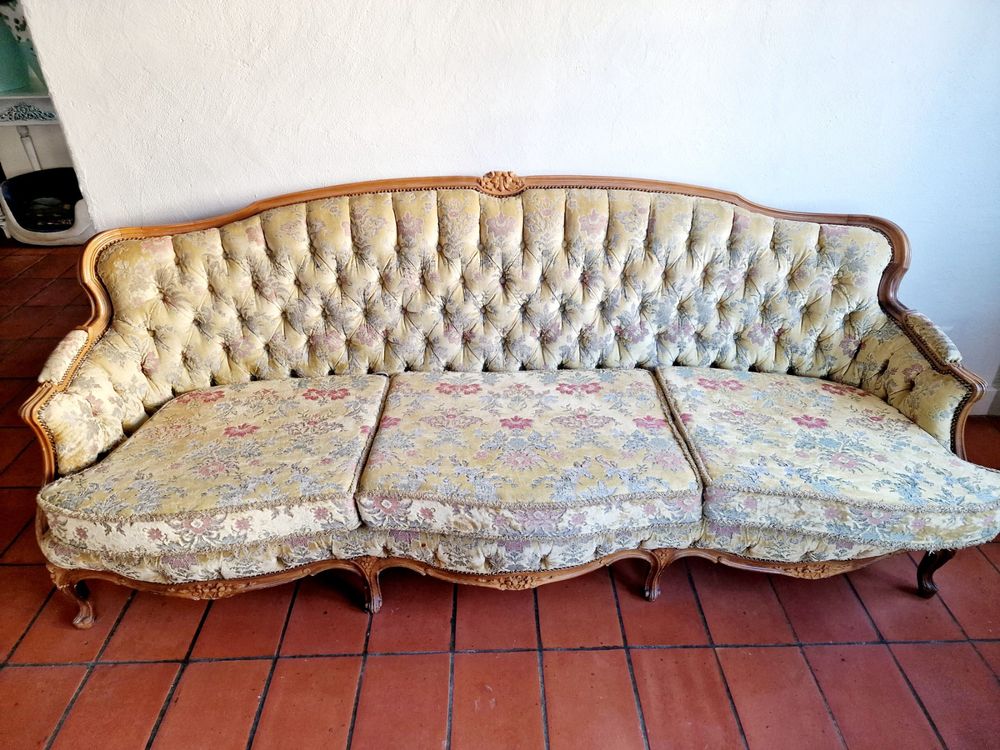 Divani: Antikes Sofa-Set mit 2 Sessel, Vintage Look, Top Zustand – Usato da Ramsen venduto da fri_j878 1