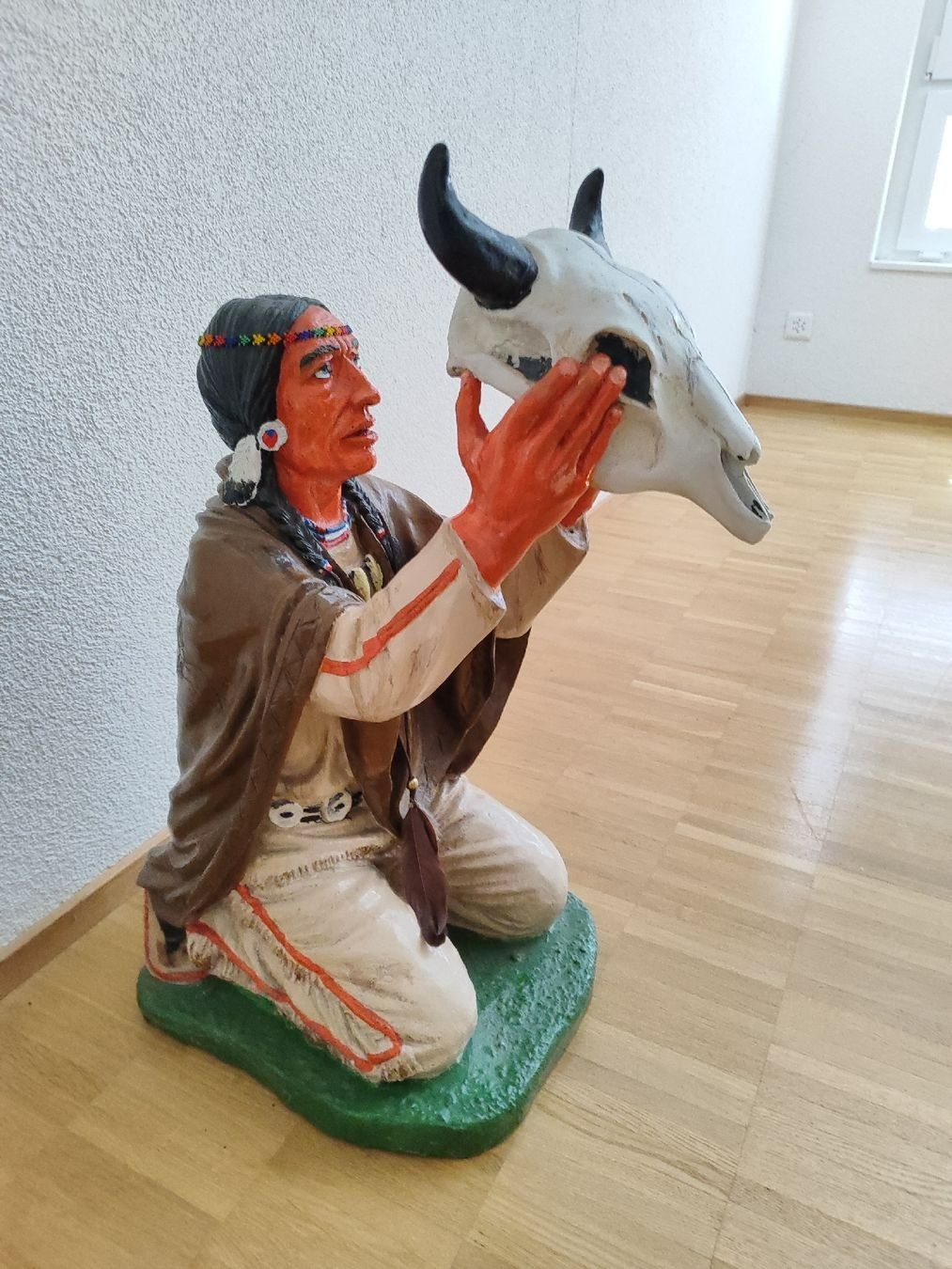 Figuren: Indianer Figur Höhe 70 cm – Gebraucht aus Schafhausen im Emmental von Herzrose