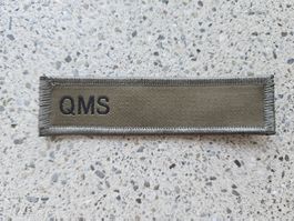 QMS Abzeichen,Gradschild Swisscoy Einsatz mit klett***