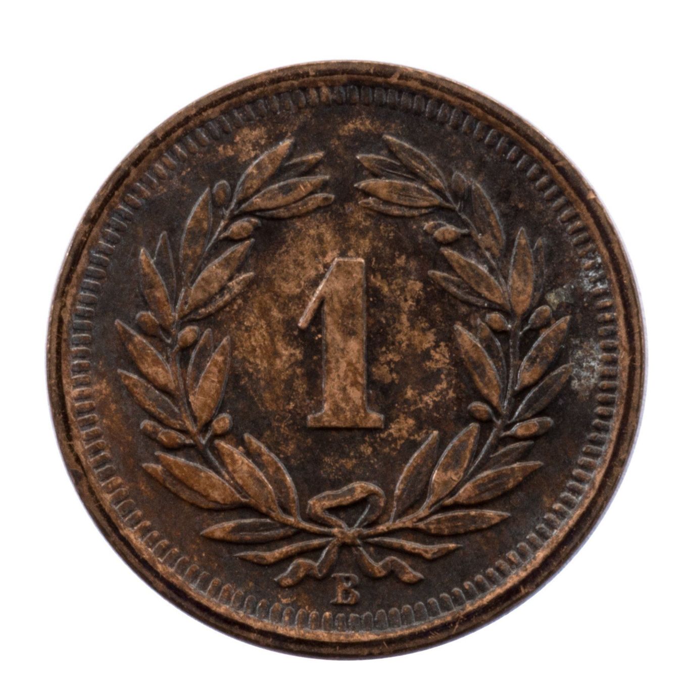 Tutti le monete: Schweiz / Suisse - 1 Rappen - 1917 – Usato da Rotkreuz venduto da Swiss-Coins 1