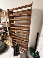 Weinregal Holz braun 91 Flaschen guter Zustand