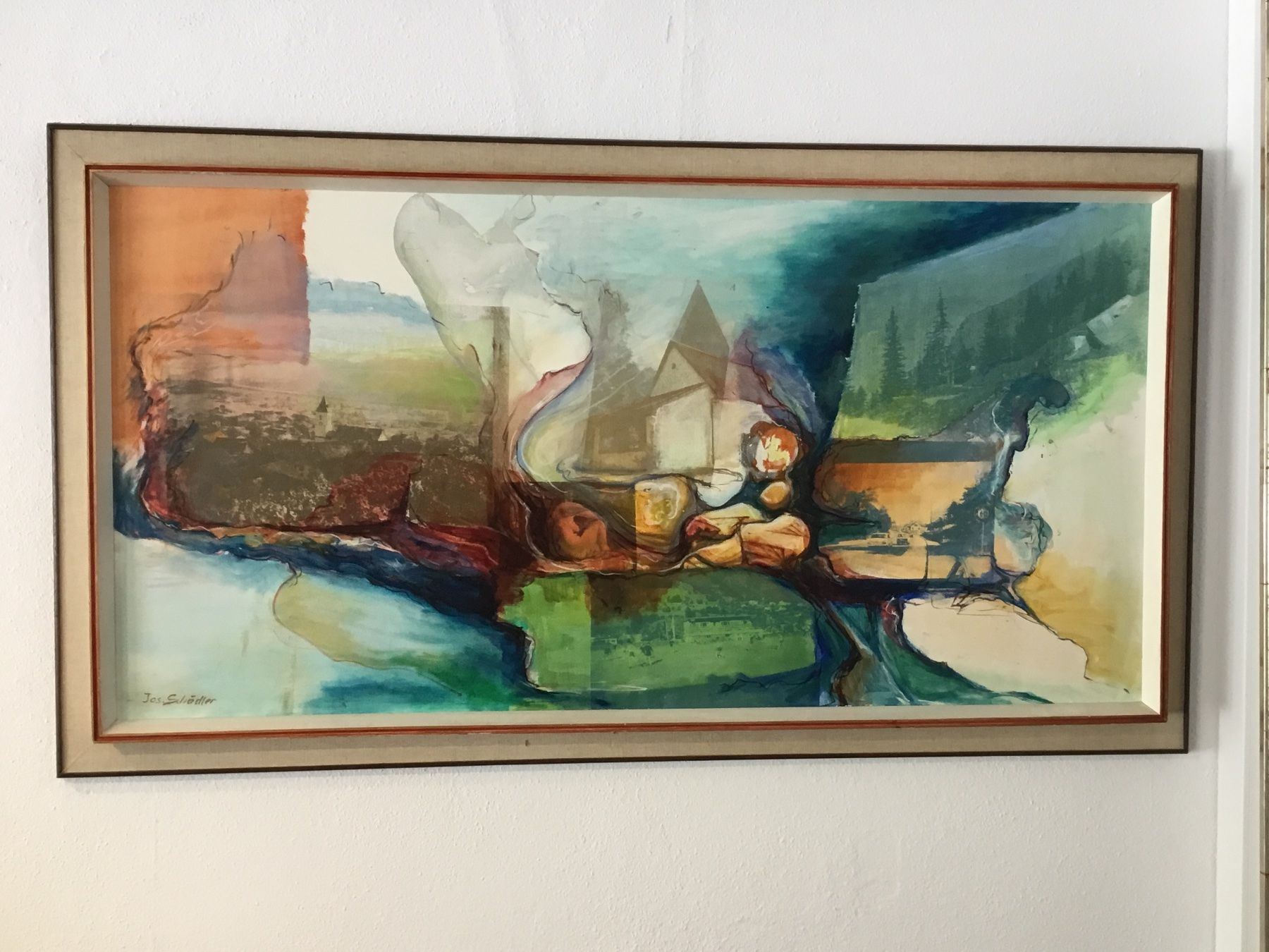 Dipinti: Josef Schädler 1930-2012 Triesen Liechtenstein – Usato da Fidaz venduto da KunstsammlerGR60