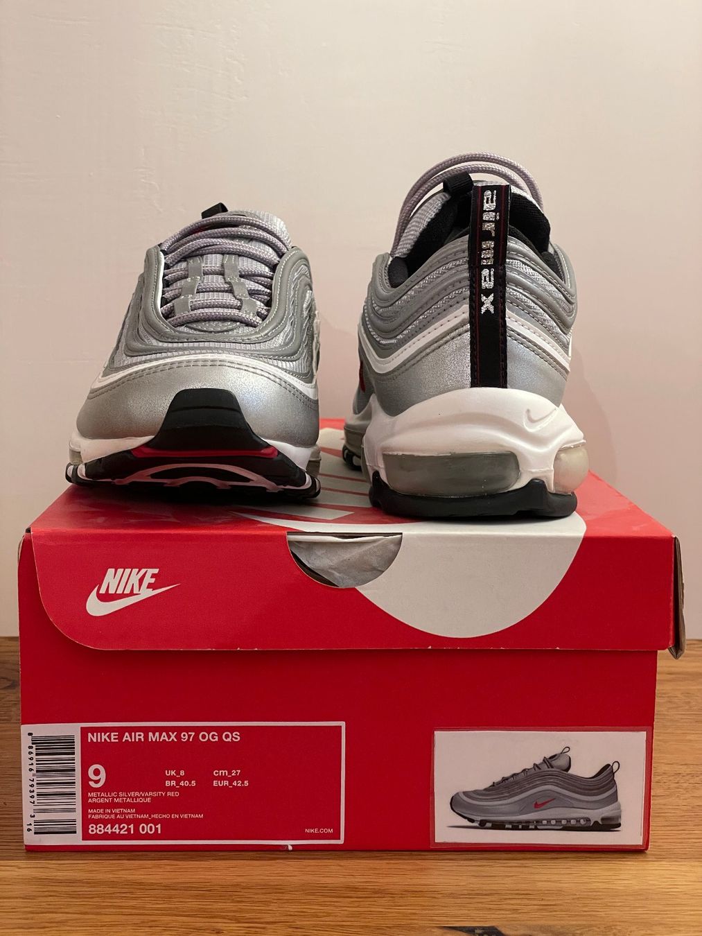 Nike Scarpe da uomo: Nike Air Max 97 OG Silver Bullet 2016  | 42.5 9 – Nuovo e nell'imballaggio originale da Schaffhausen venduto da mar_mfl9 3