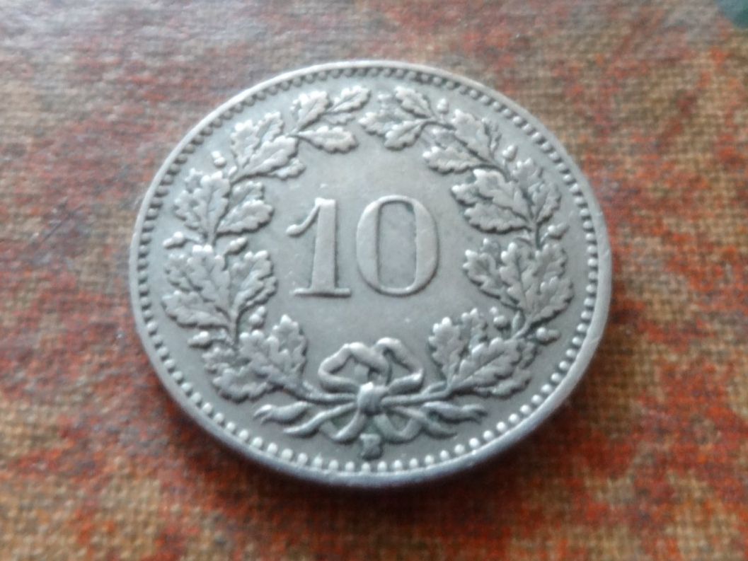 Tutti le monete: 10 Rp. 1947 – Usato da Romanel-sur-Lausanne venduto da Swift13 1