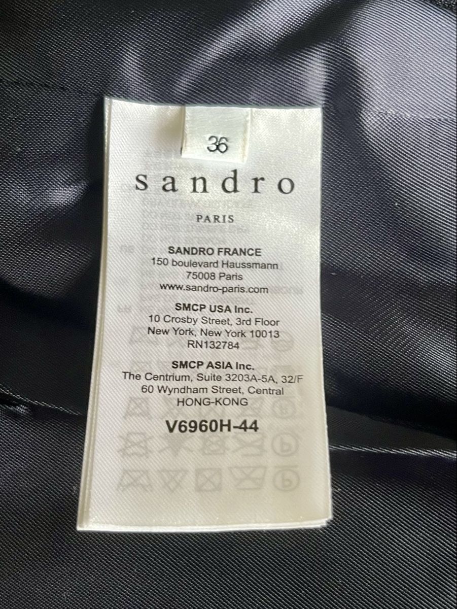 Sandro Mäntel: Sandro Paris Blazer dunkelblau Grösse 36  – Gebraucht aus Zürich von daki81 3