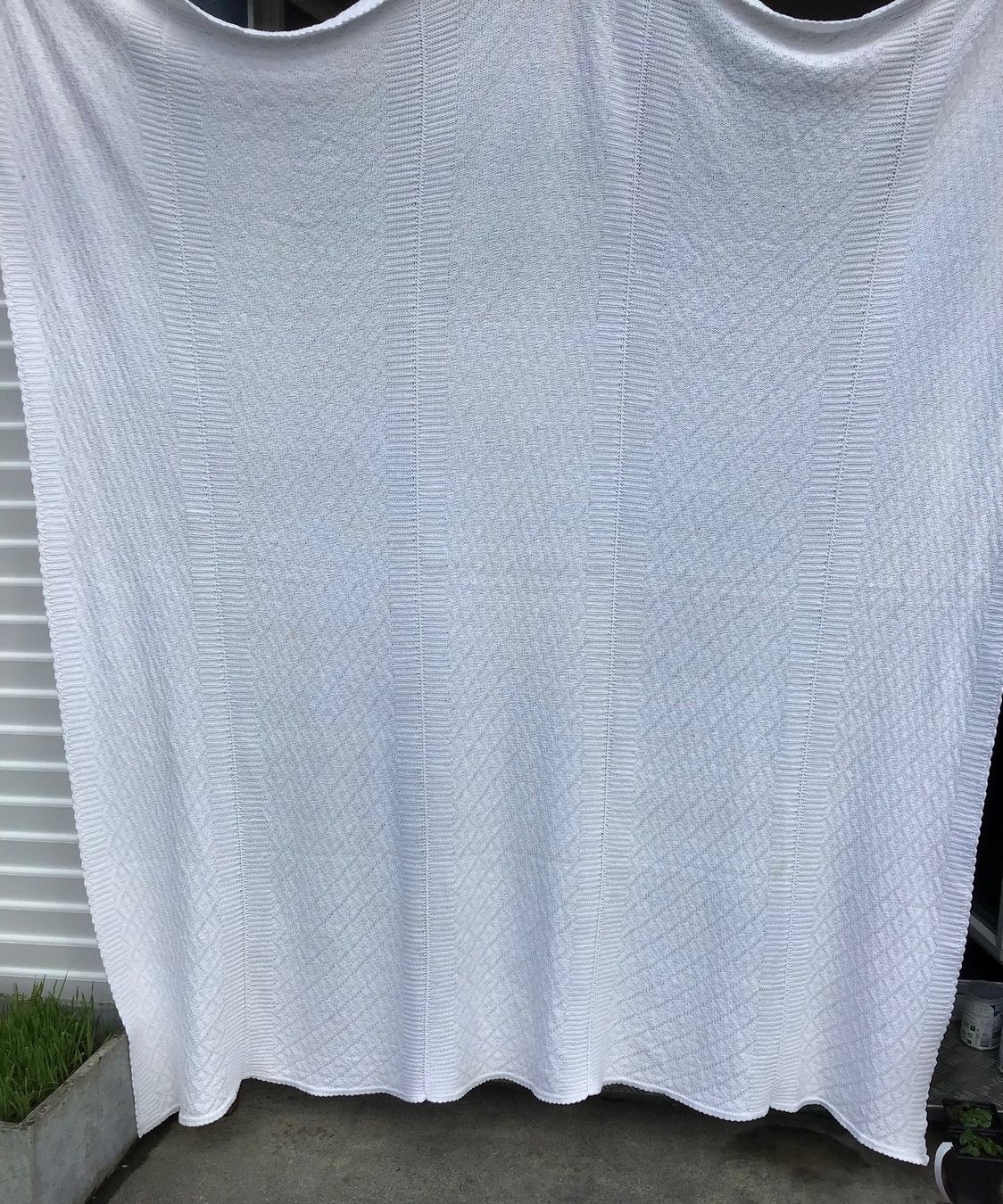 Coperte: Decke, Baumwolle, Handarbeit, gestrickt – Usato da Lenzburg venduto da dbr_hf8w