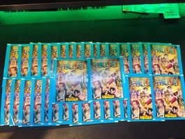 33 x SEALED Panini One Piece NUR/SOLO 1.-FR