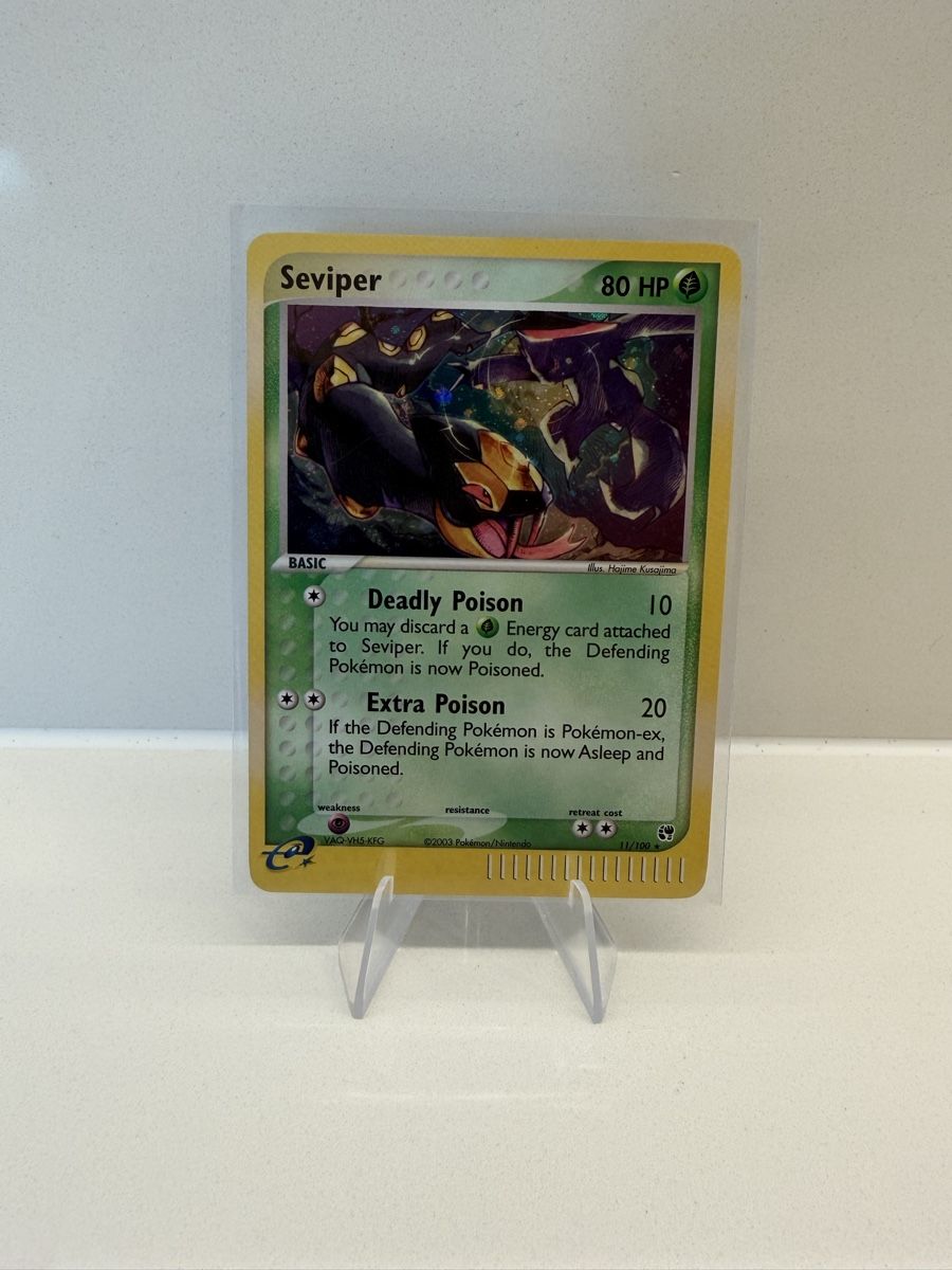 Pokémon Sammelbilder & Trading cards: Seviper Holo Rare EX Sandstorm 2003 – Gebraucht aus Arlesheim von WungaBunga
