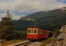 YVERDON  -  STE   CROIX  -  Chemin de Fer