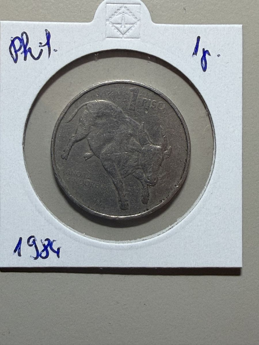 Toutes les monnaies: Philippines - 1 piso - 1984 – D'occasion à Payerne par Mike1682