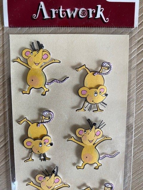 Artoz 3D-Sticker Fuchs – Handgemacht, Schweizer Design, Für Karten, Geschenke, Scrapbooking & Deko