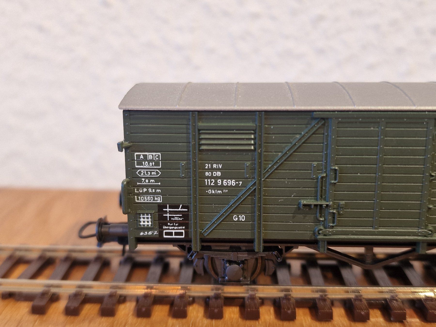 Roco Modellini di ferrovie: DB Bauzug Begleitwagen H0 – Usato da Matten b. Interlaken venduto da lor_hr9w 3