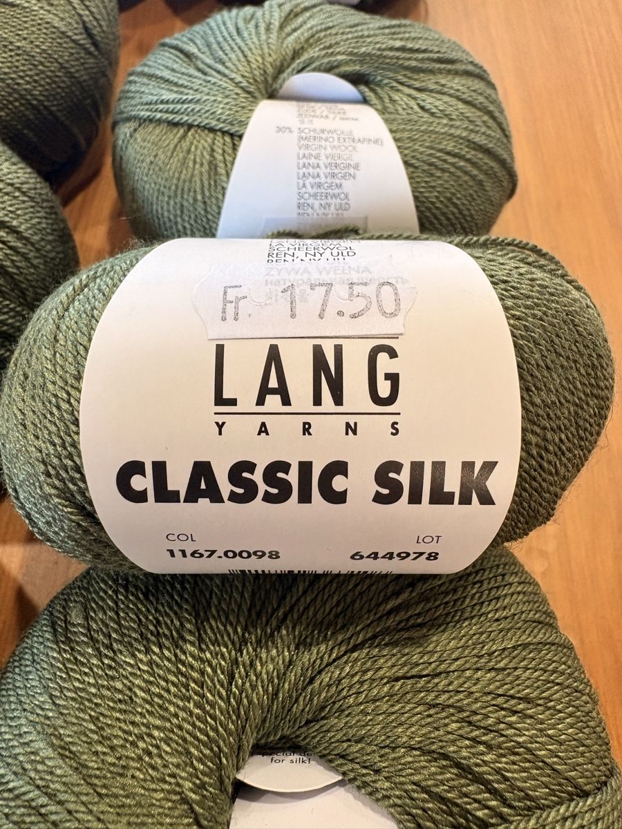 Cordicelle & Fili: Lang Classic Silk 9x vert  – Nuovo e nell'imballaggio originale da Bex venduto da eli_2kgy 1