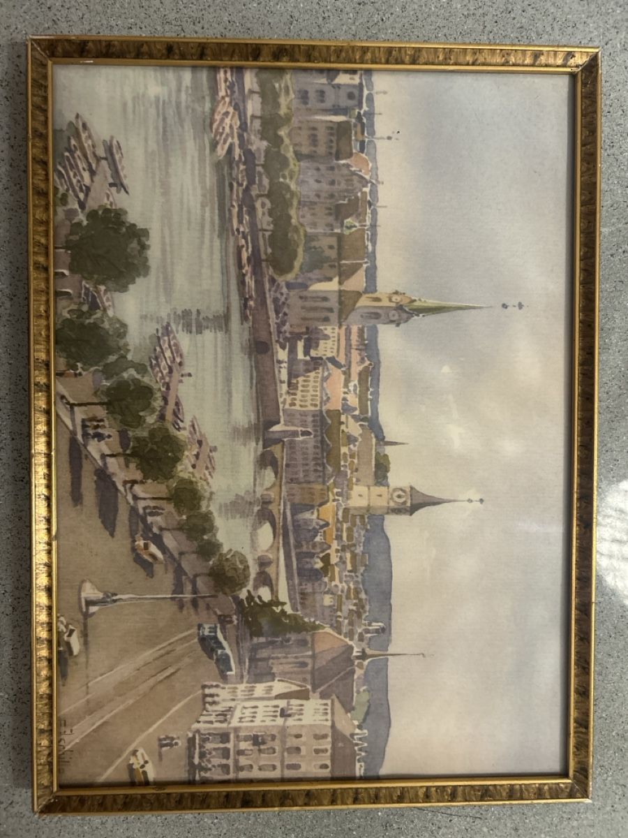 Foto & Immagini: Gerahmtes Bild Zürich Stadtansicht – Usato da schaffhausen venduto da xja_8fwh