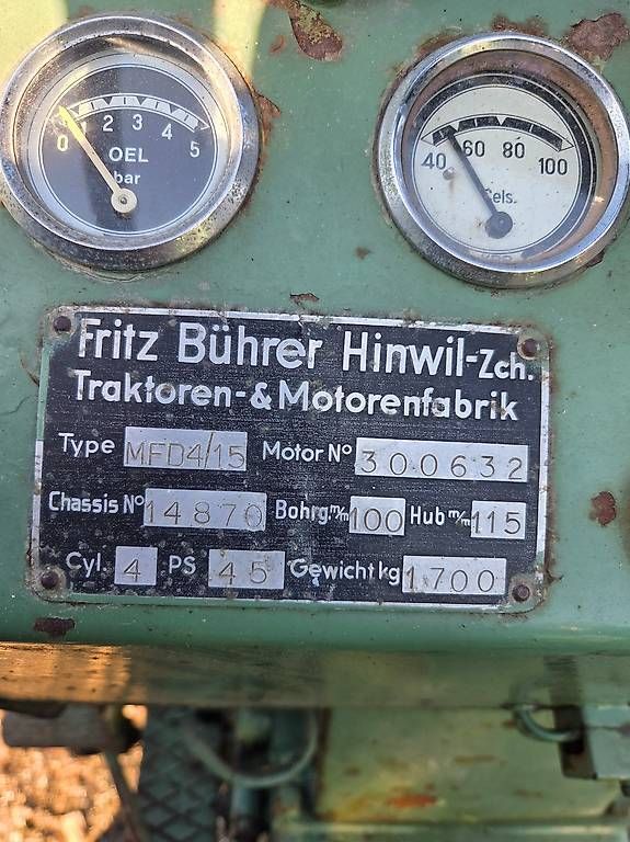 Bührer Trattori: Bührer MFD 4/15 – Usato da Bernhardzell venduto da ferguson2 1