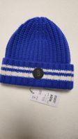 Warme Strickmütze Mütze Bogner blau neu 100% Kaschmir