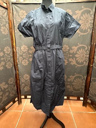 Blaues Popelin Kleid von COS